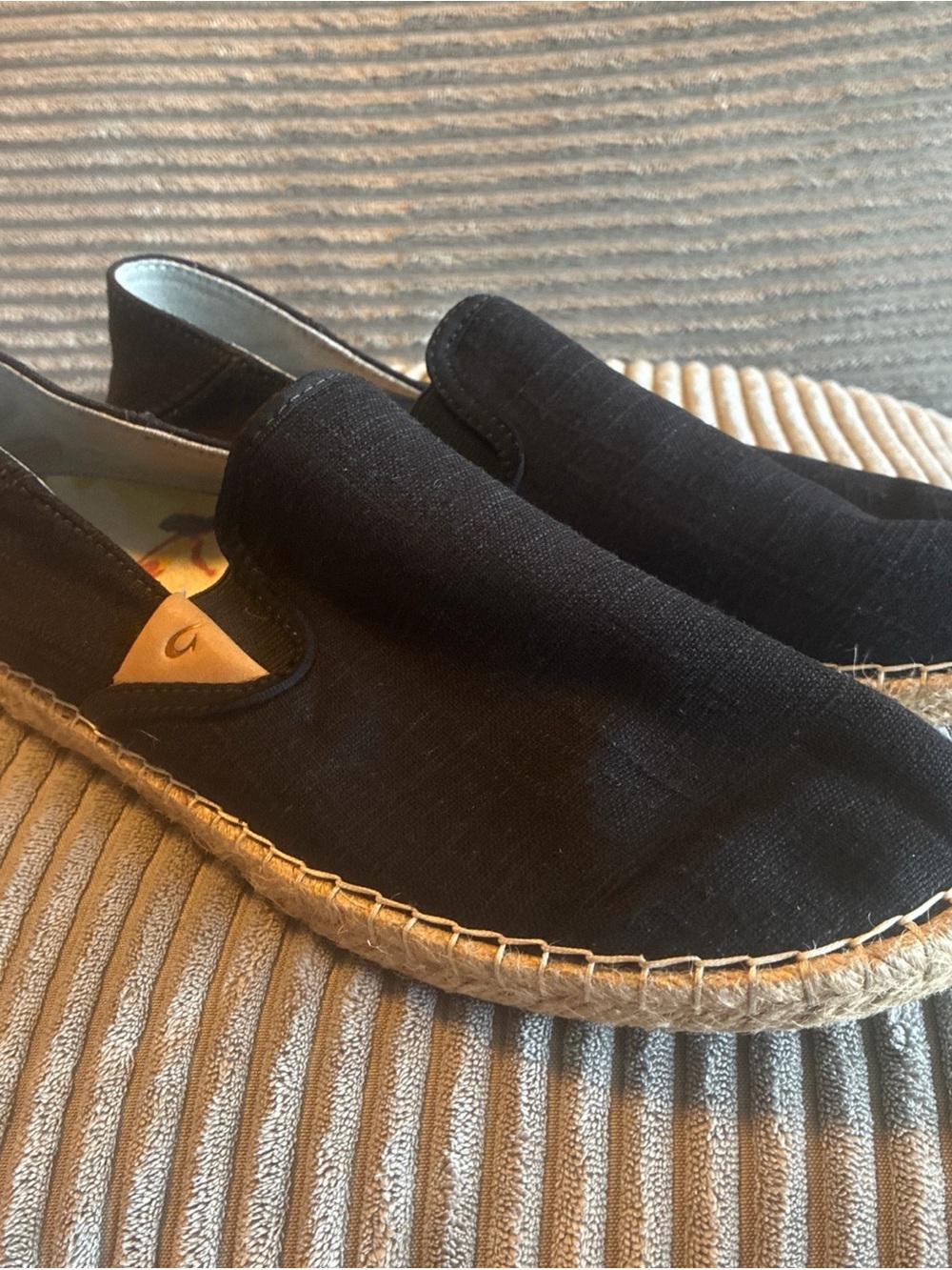 OluKai Kaula Pa'a Kapa Women's Size 9.5 Nwob Black